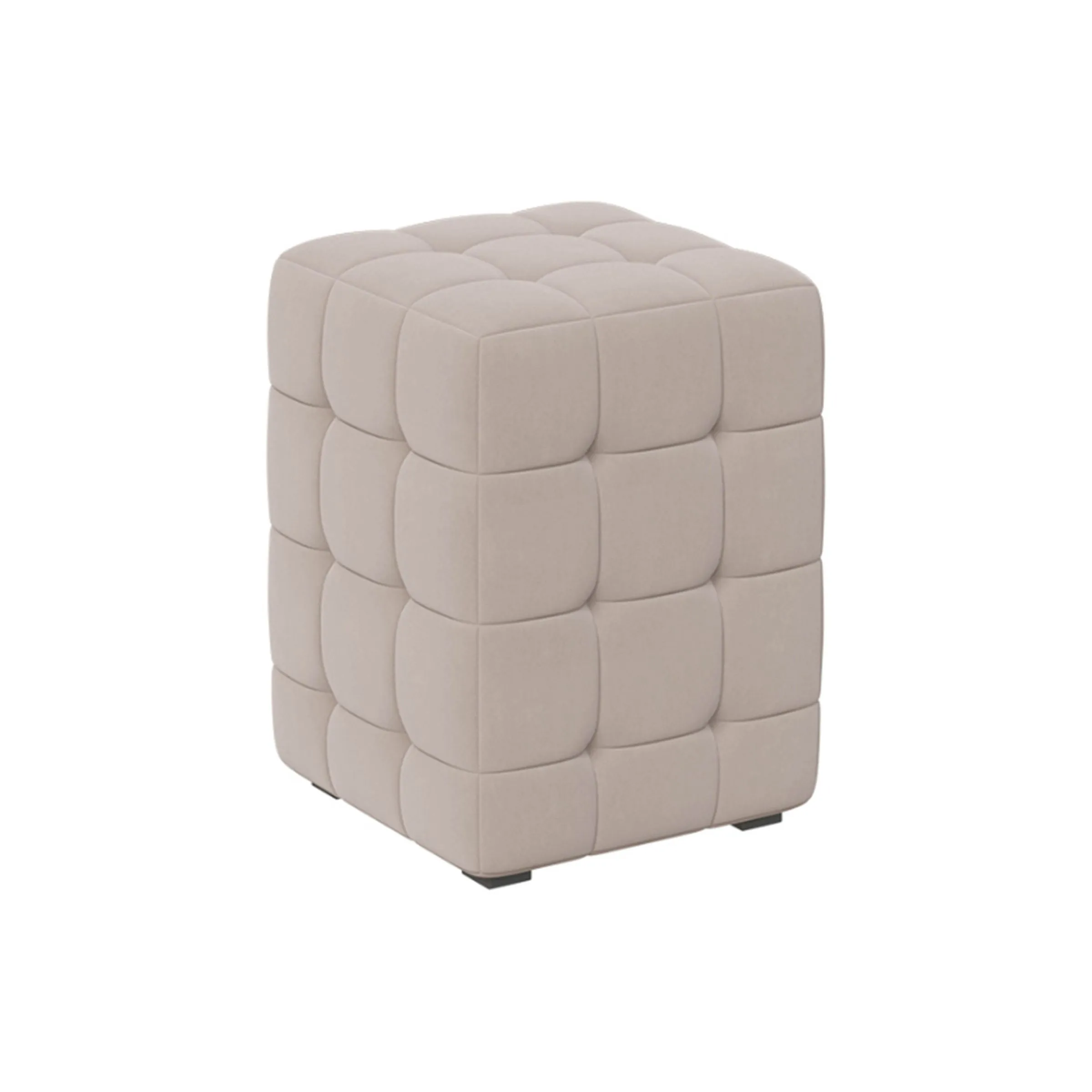 Пуф АРИСТО, велюр мокко светлый, 300х300х400