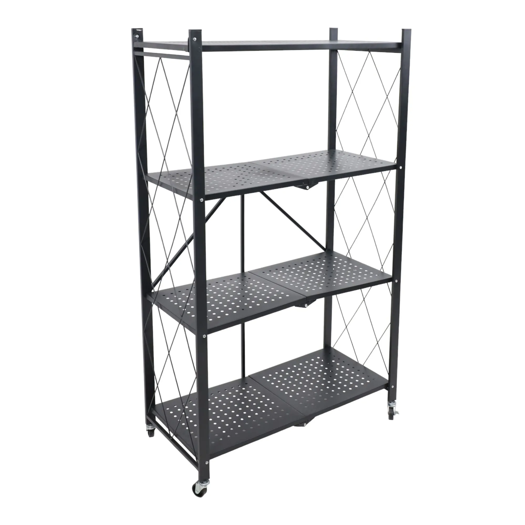 Стеллаж INFINITY, 700*340*1230мм, черный