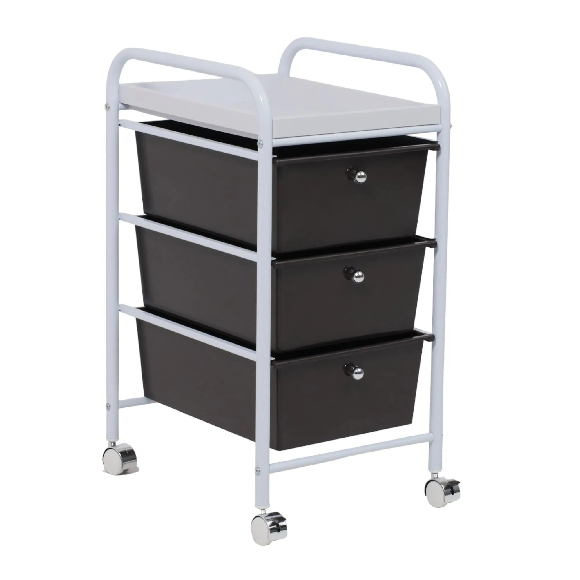 Этажерки MERCURY, ,белый+коричневый