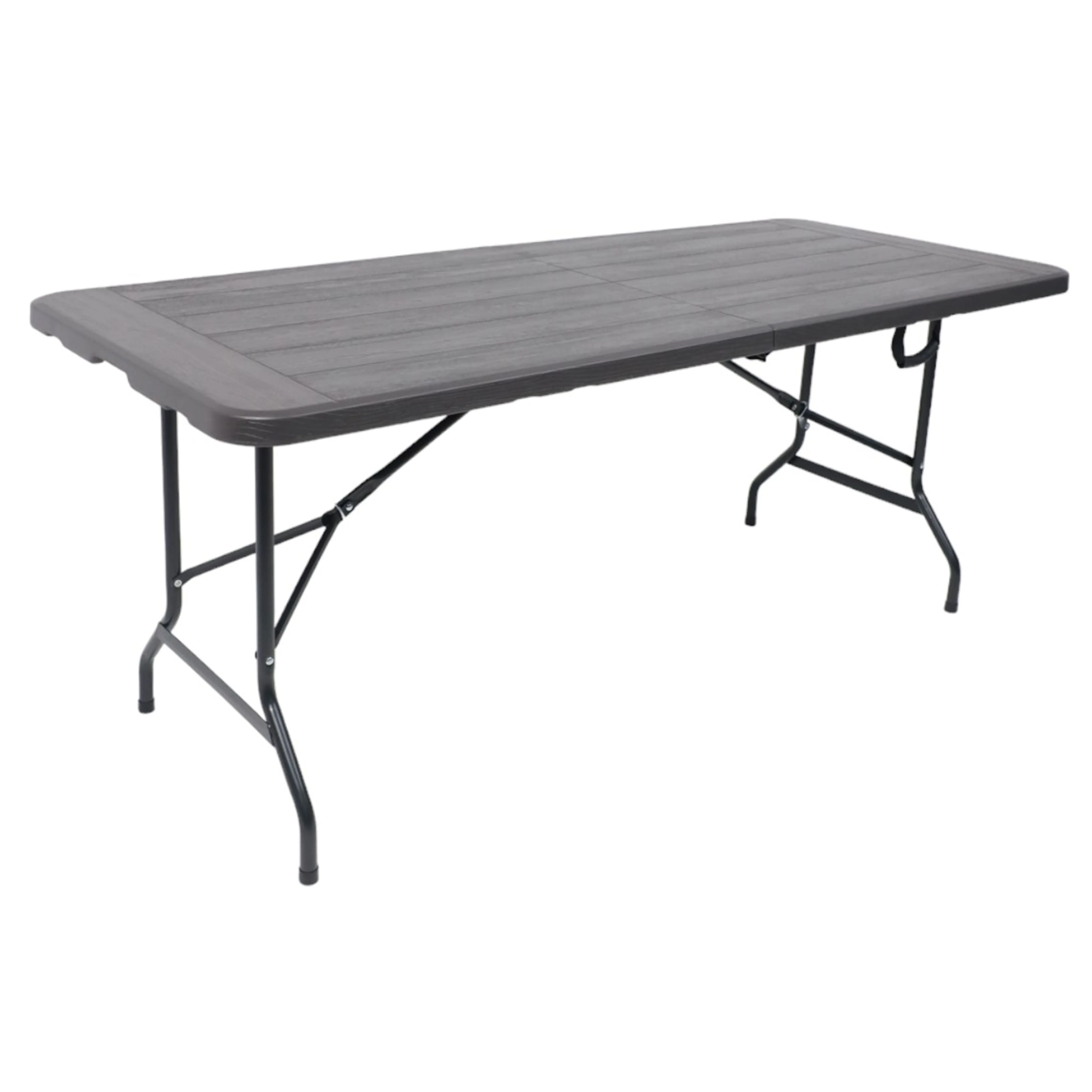 Стол складной 180*76*74, темно-серый