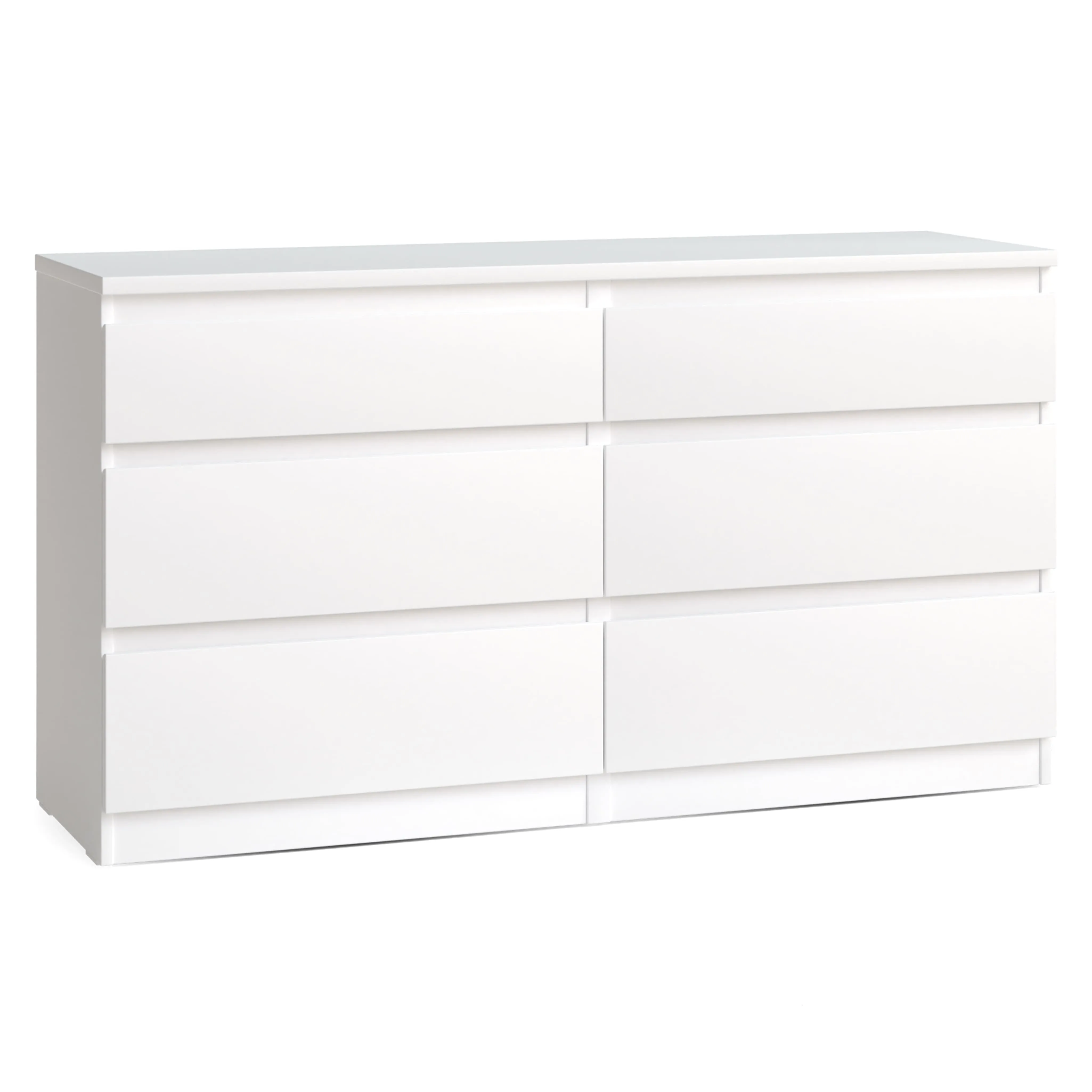 Комод КАСТОР 6 ящиков, белый (2.03.02.080.1 RU)