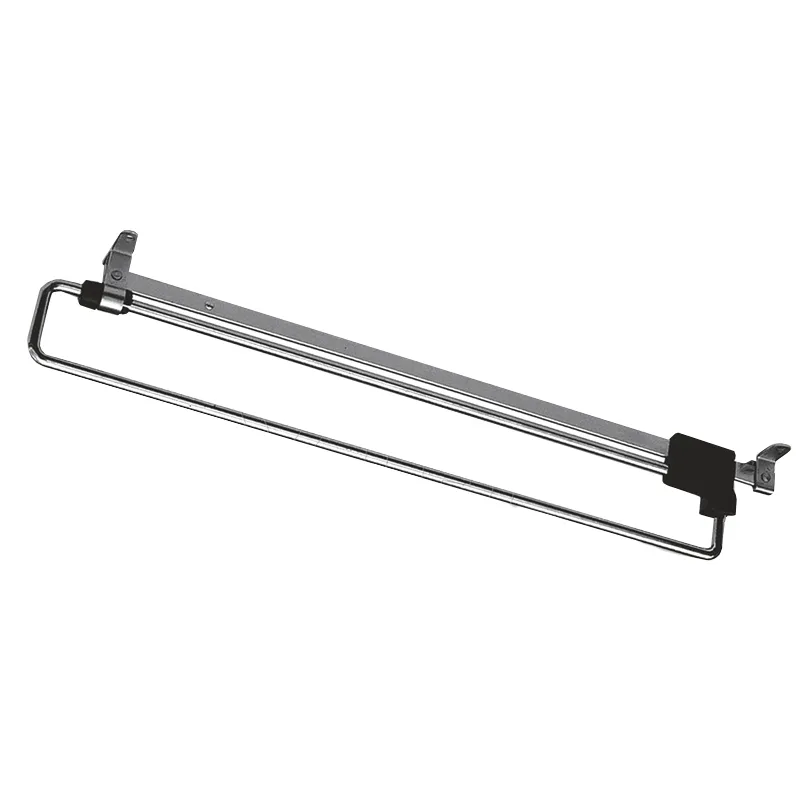 Выдвижная вешалка L-300, хром/черный REJS