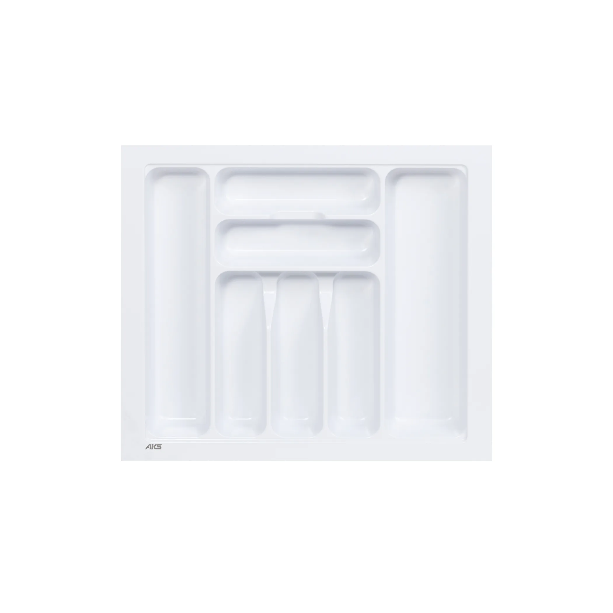 Лоток для столовых приборов 600 BASIC 540*485, белый AKS