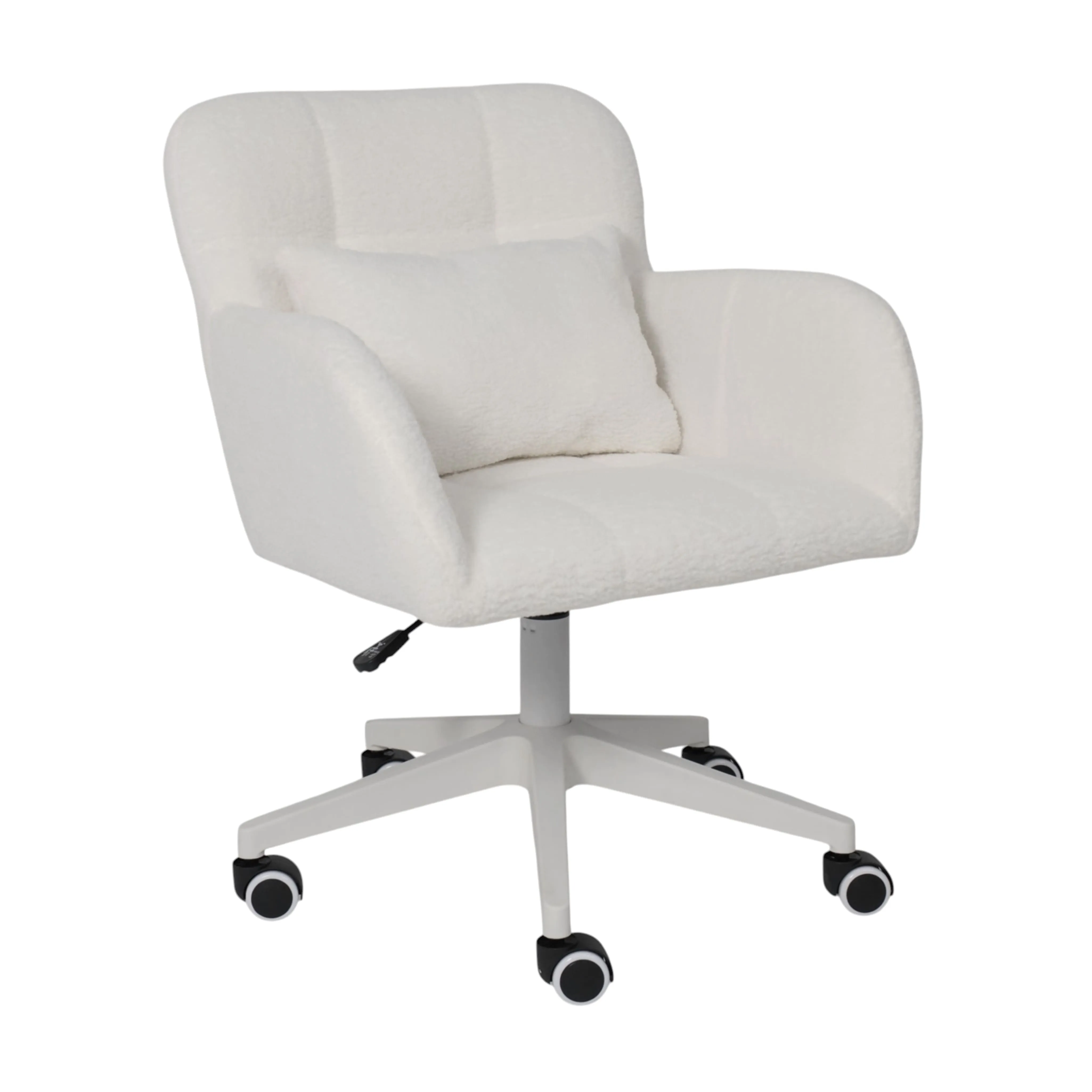 Кресло рабочее MUSA, букле, белый