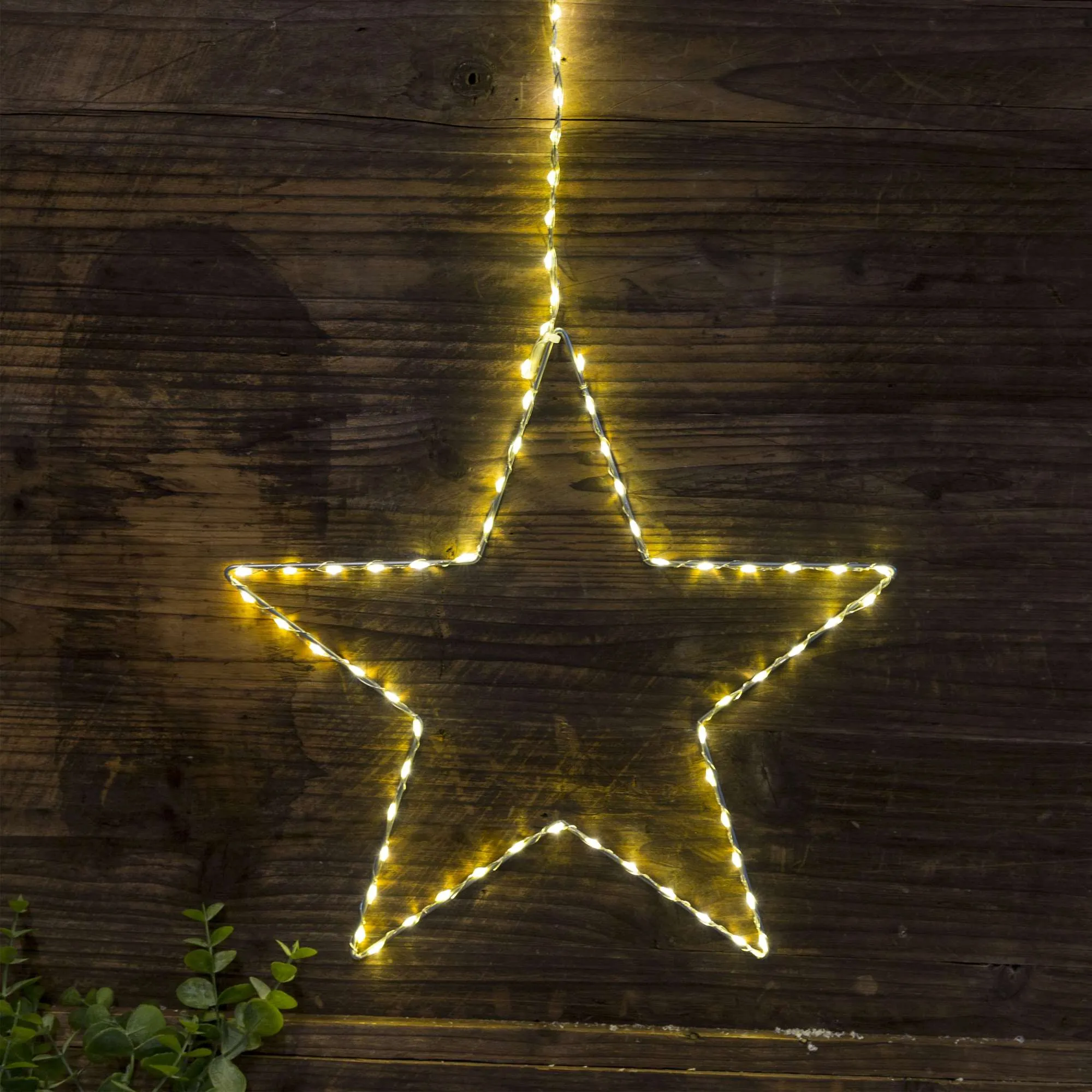 Светодиодный декор AKS тип 3 ( Звезда 30см 84LED, 3АА )