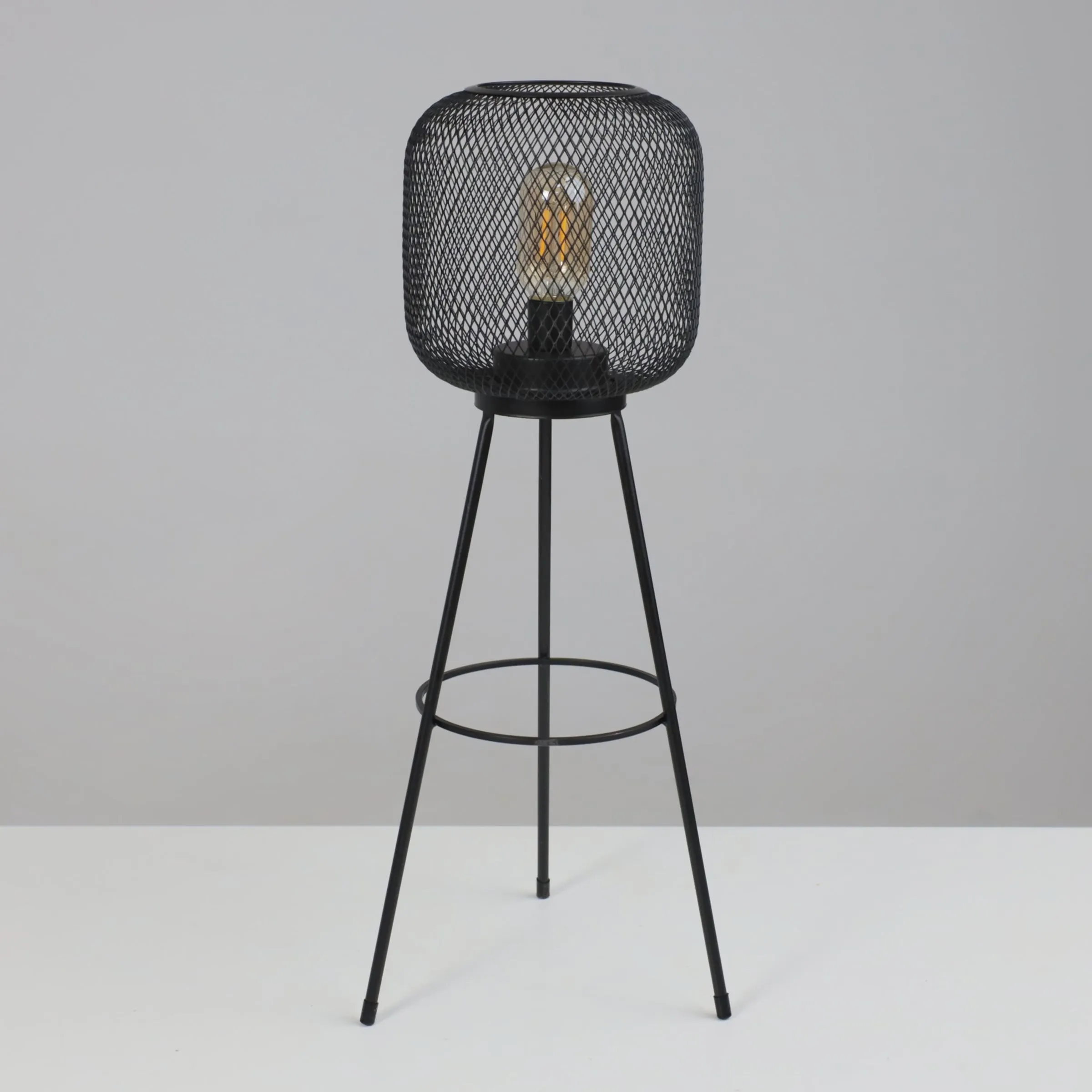 Светильник напольный AKS тип 1 ( Фонарь на подставке 28х58см 1LED, 2АА )