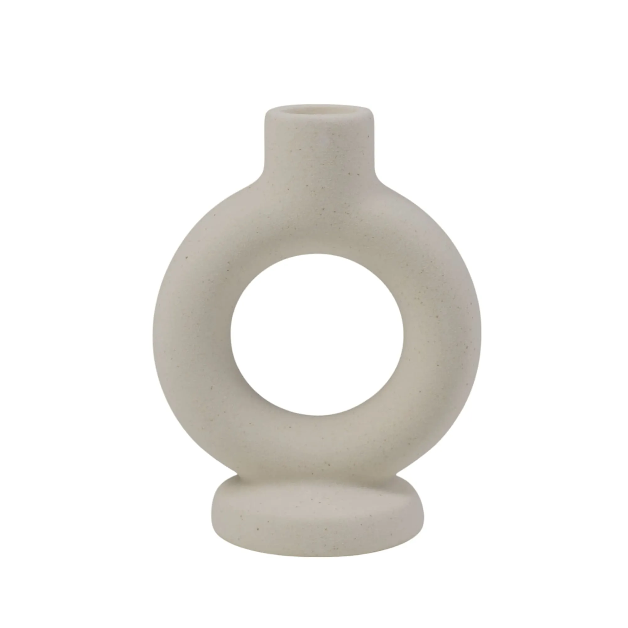 Статуэтка-подсвечник SERENITY 1, светло-бежевый, 10,1*13,3см