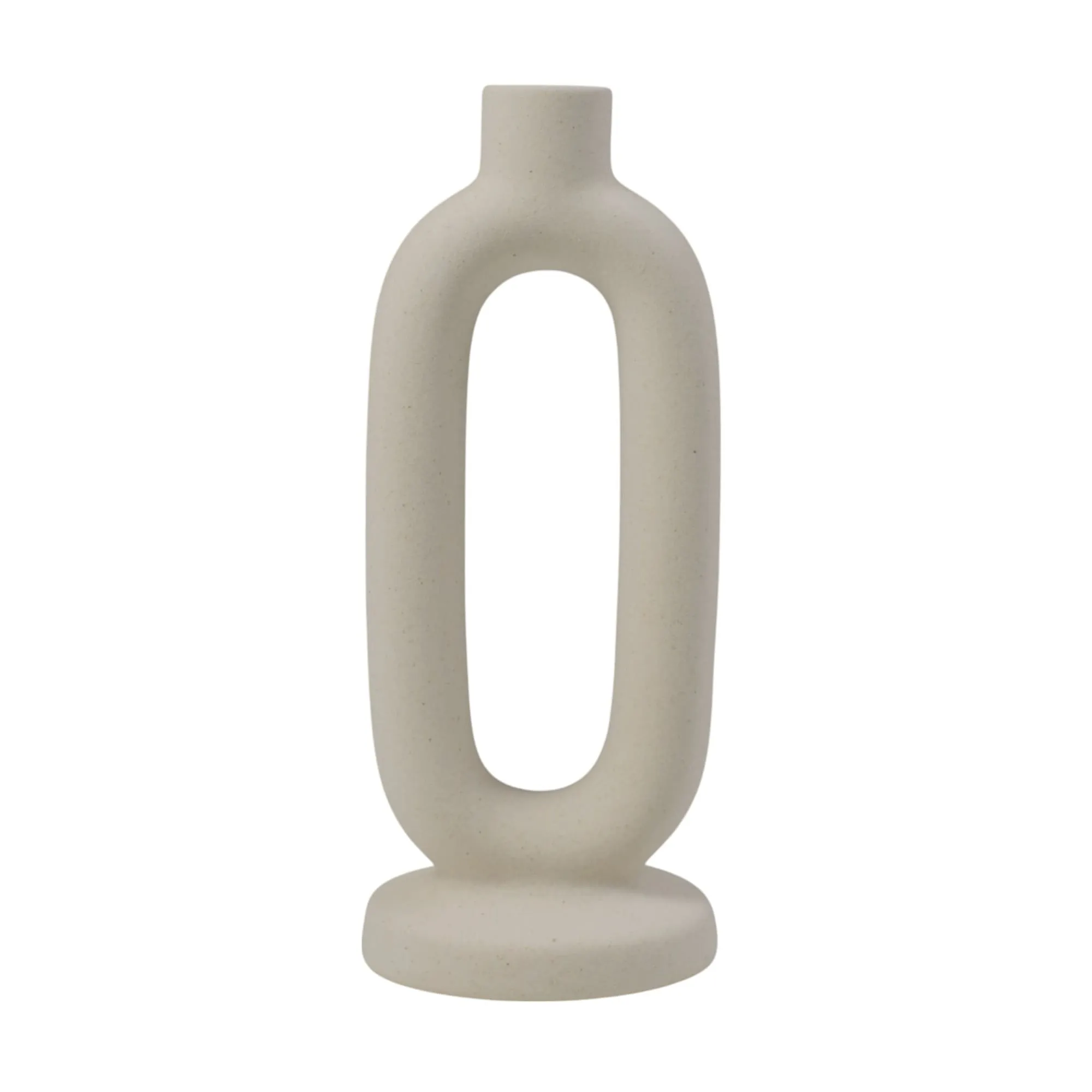 Статуэтка-подсвечник SERENITY 2, светло-бежевый, 9.3*22.8см