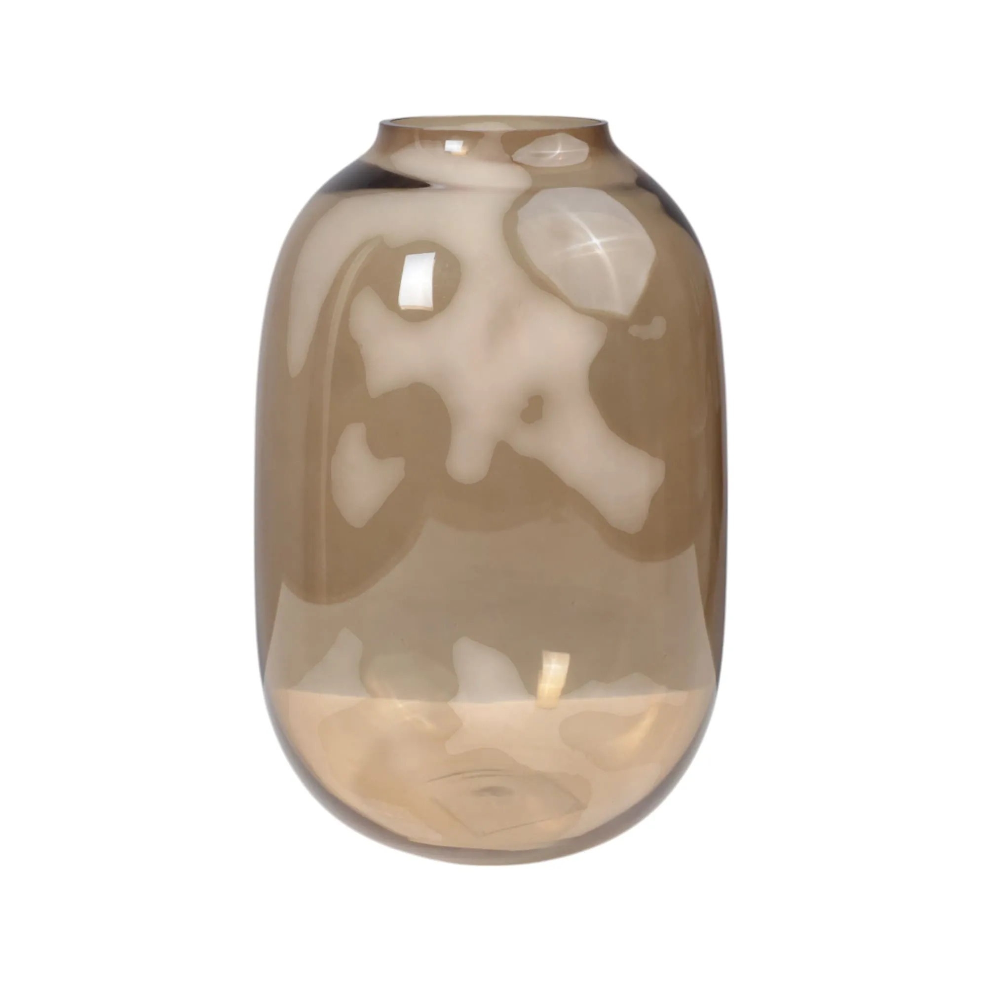 Ваза стеклянная ELYSIUM, шампанское, 8*30,5см