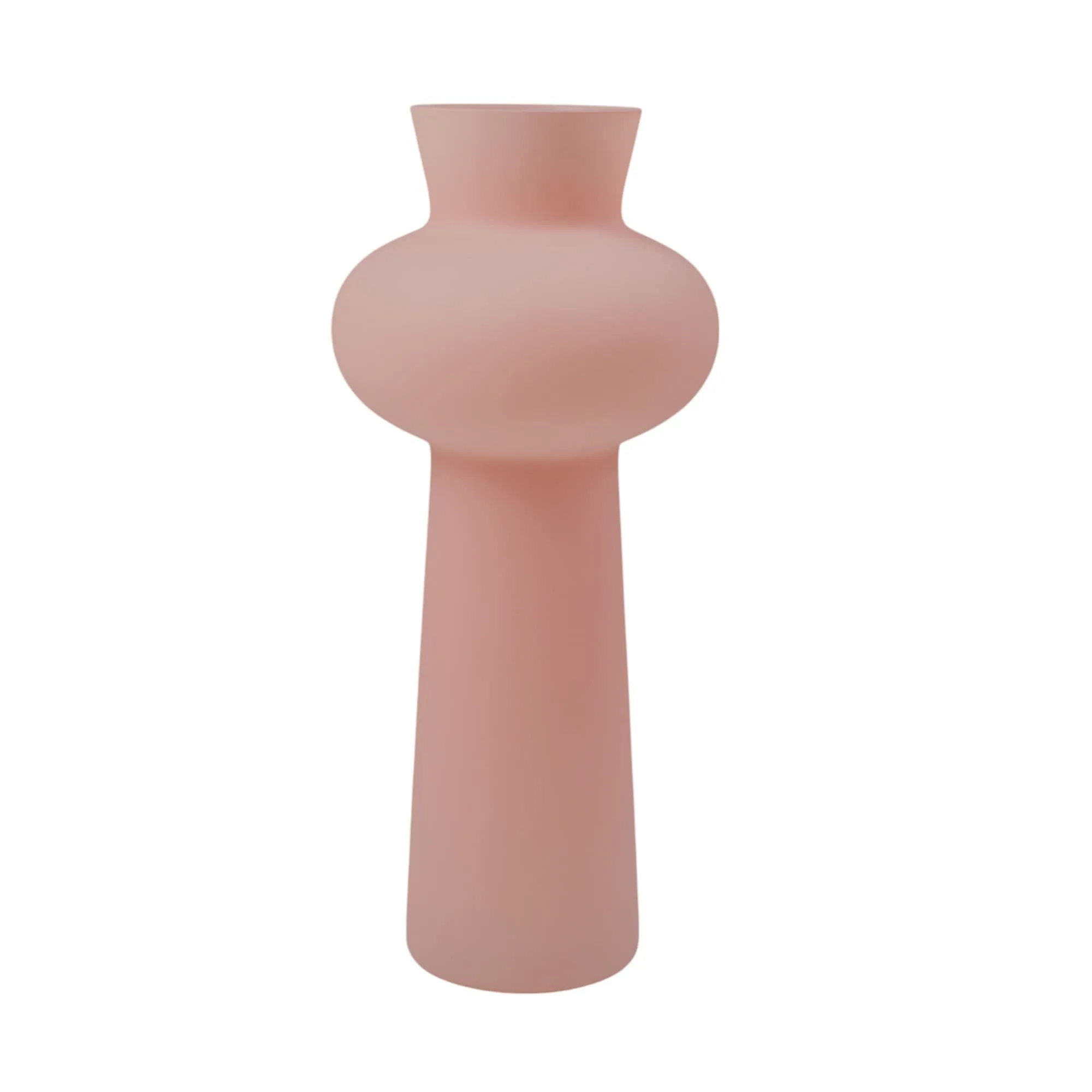 Ваза стеклянная RADIANCE, розовый, 13*29см