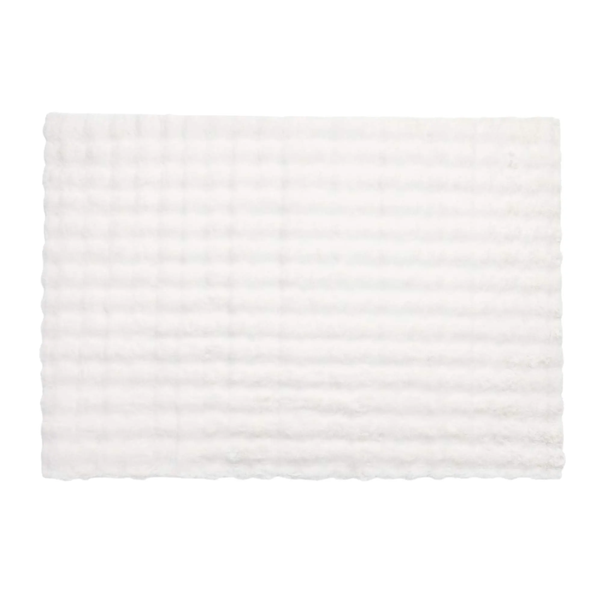 Ковер BUBLE FAUX FUR, белый, 160*230см