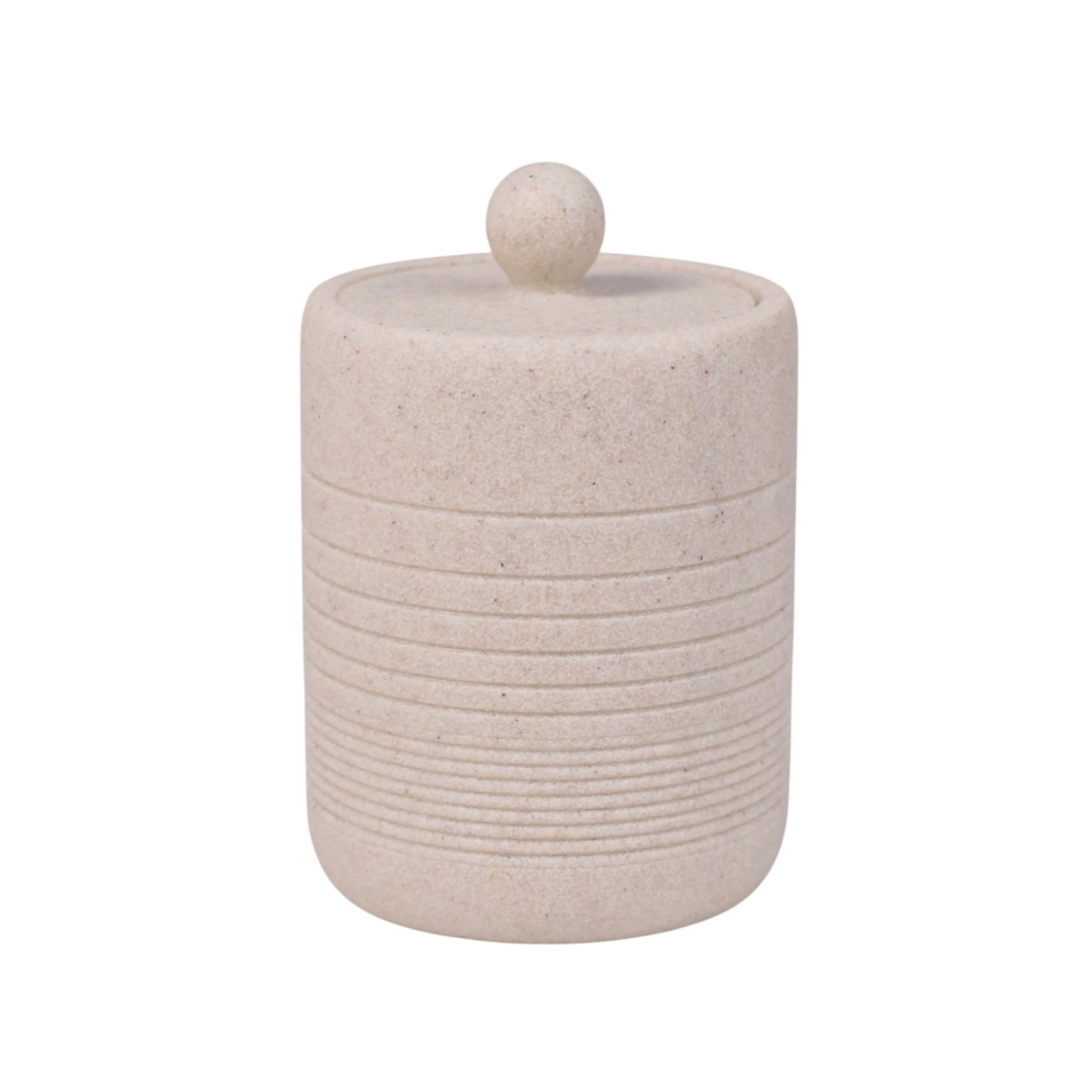 Контейнер декоративный VORTEX, светло-бежевый