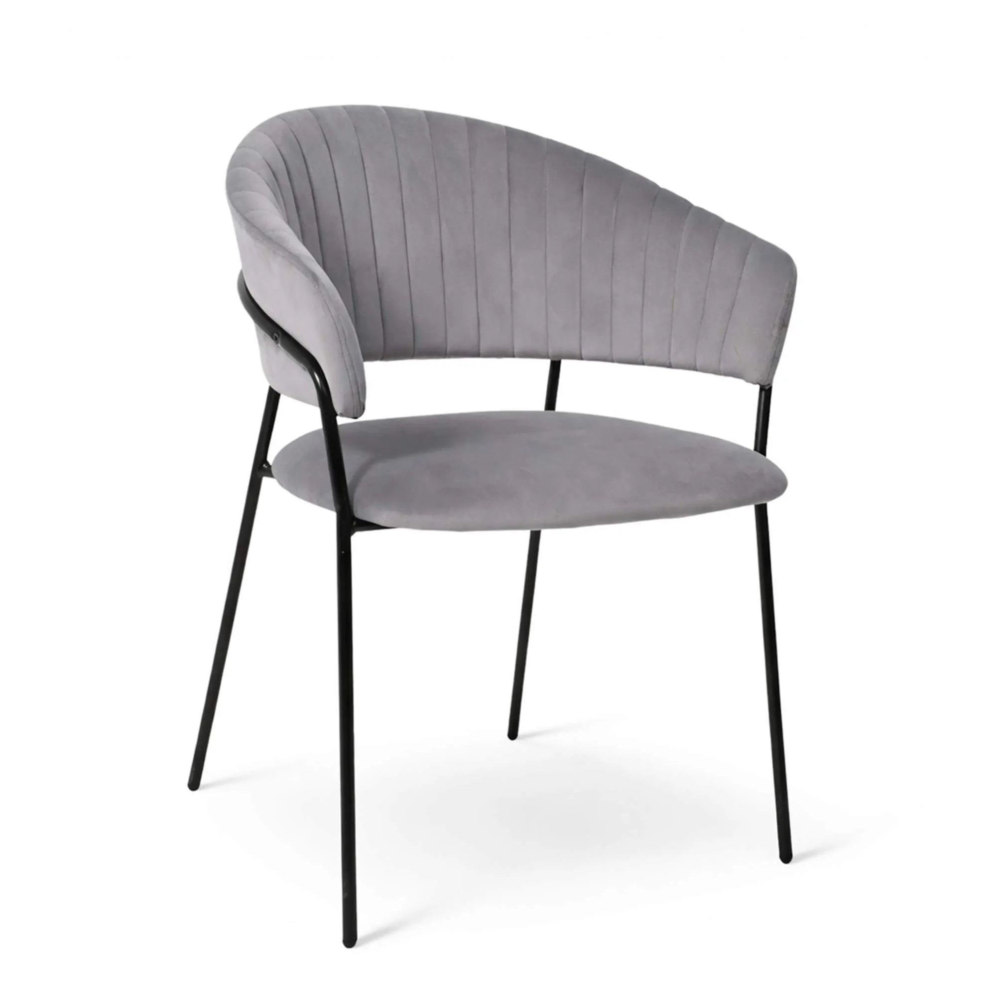 Стул AV 433, темно-серый бархат H-15/черный