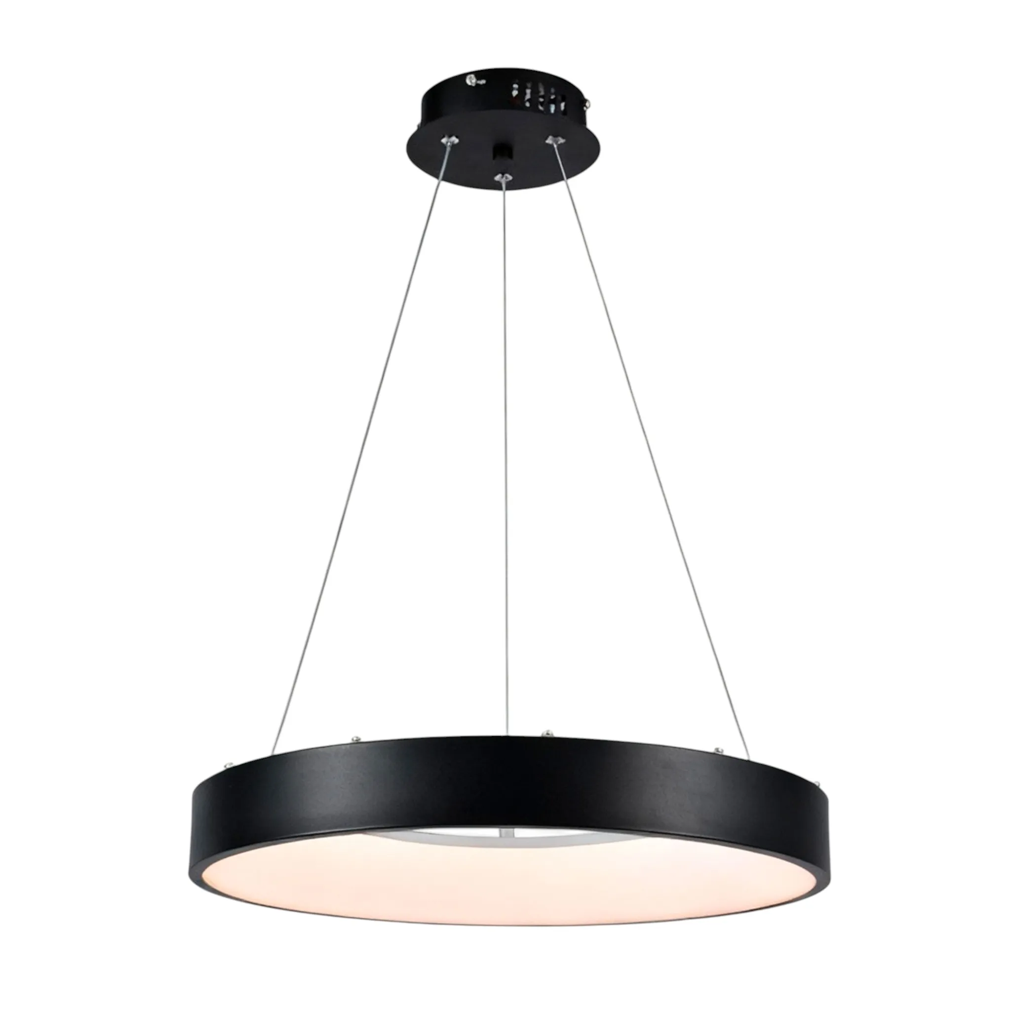 Светильник RING, потолочный, LED, чёрный