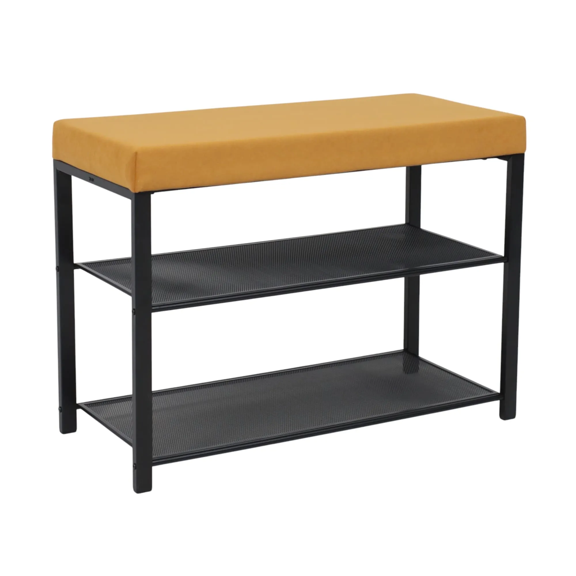 Банкетка ТОРОНТО 23S, горчичный/черный