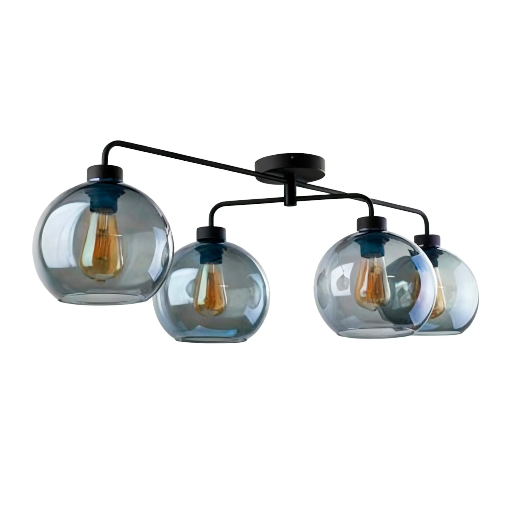 Светильник DROP, потолочный, 4*E27, дымчатый