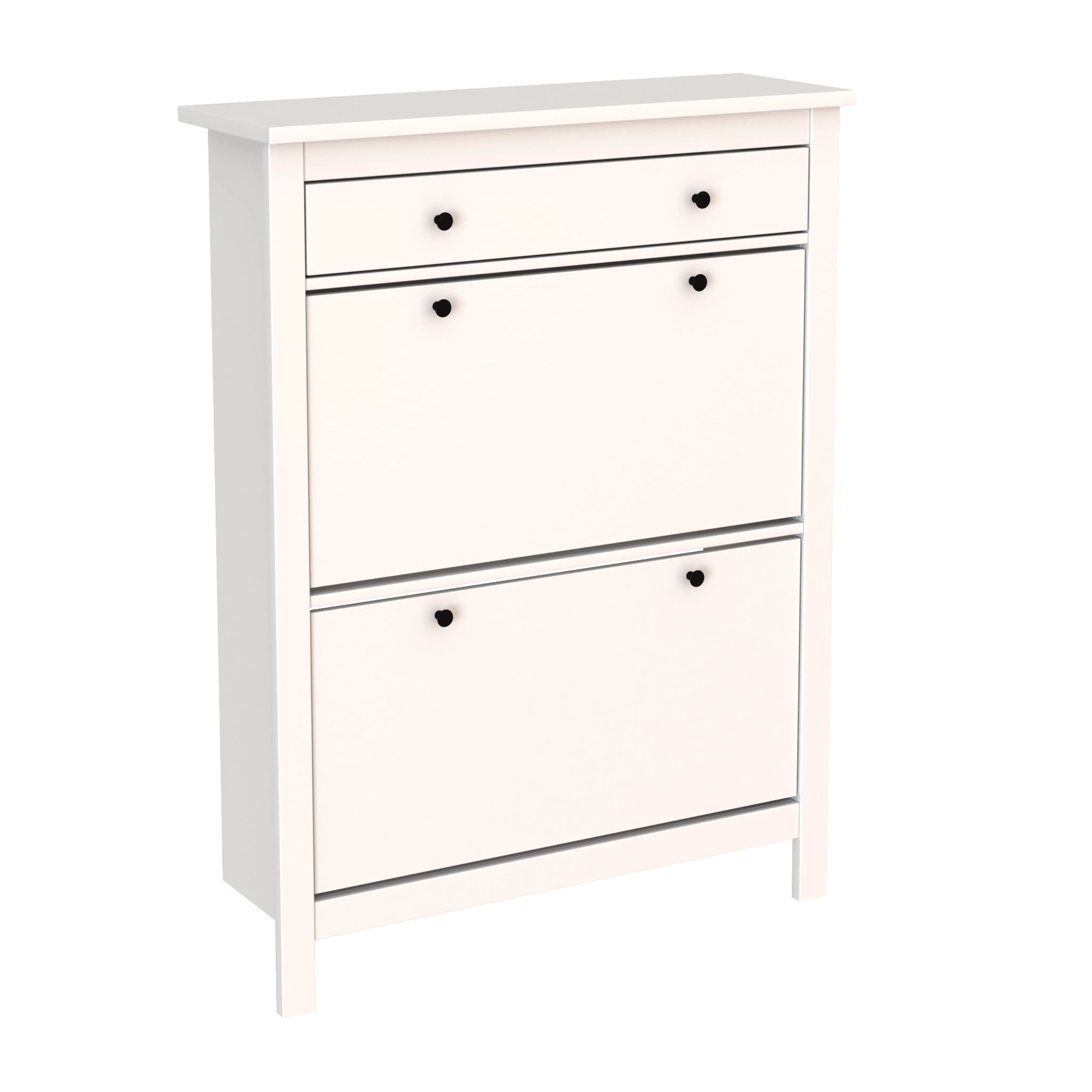 Тумба для обуви САГА 92х122, белая (2.08.10.190.1 RU)