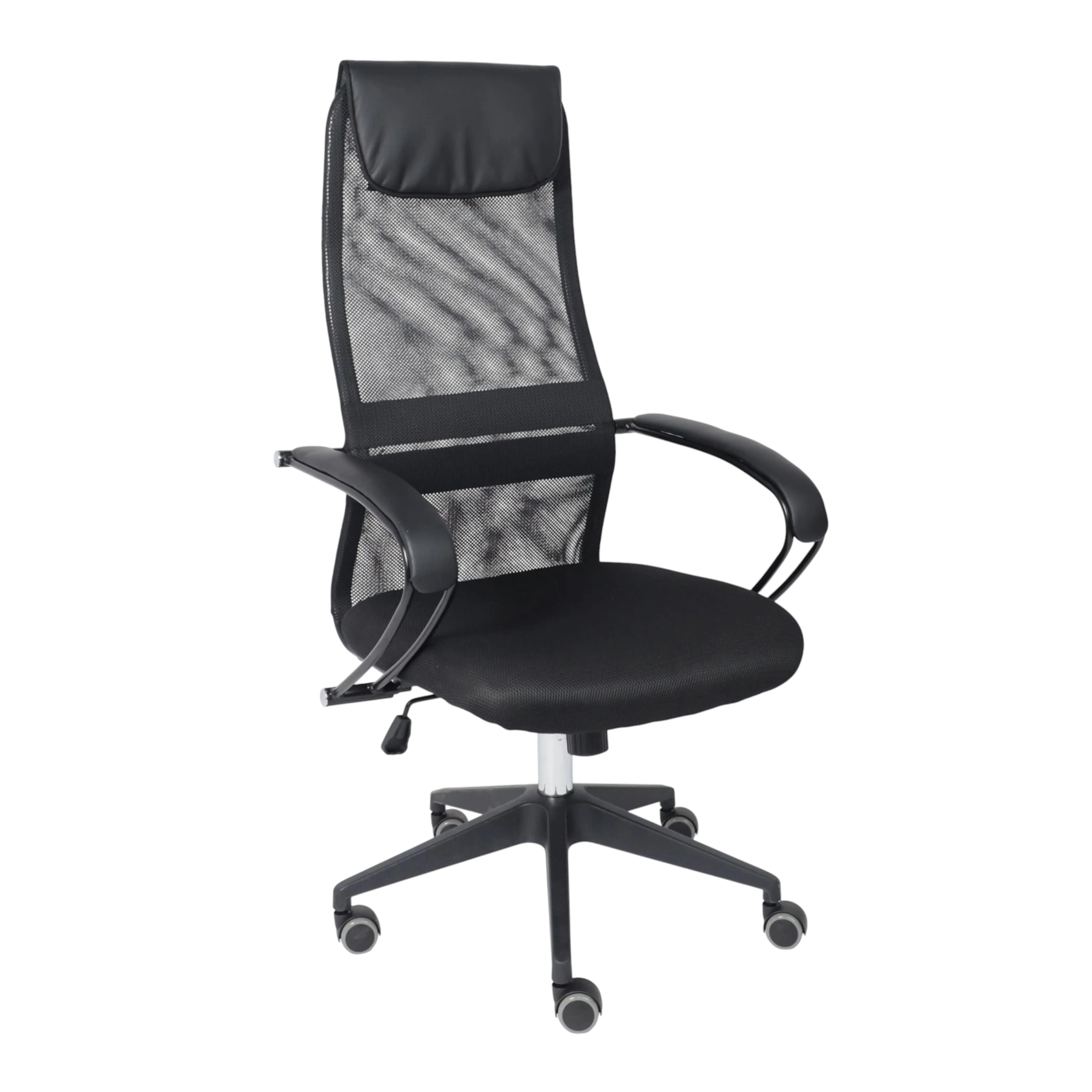 Кресло рабочее FIRST, PL, ткань/сетка, черный