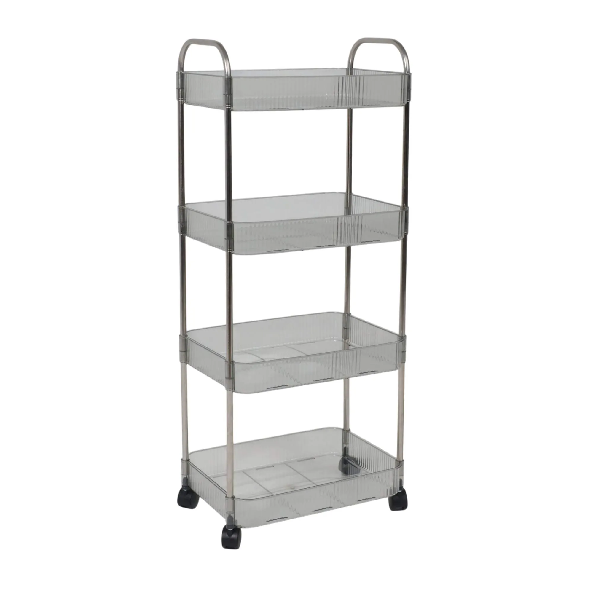 Этажерка FOKA, прозрачный дымчатый