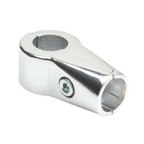 Соединитель 2-х труб d25 (560) простой, вакуумное хромирование AKS