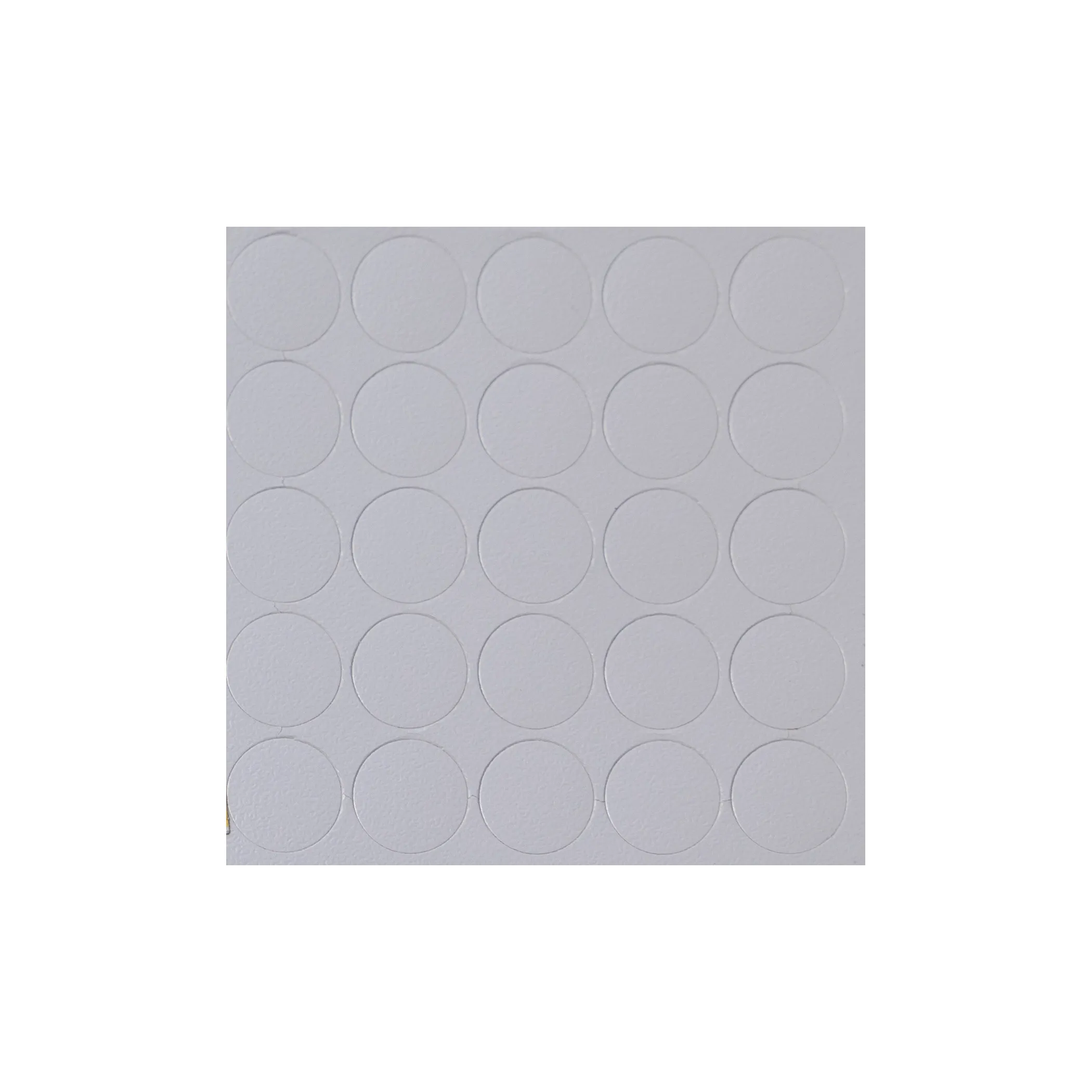 Заглушка самоприлипающая к конфирматам кашемир серый (14063) FOLMAG (лист-25шт.)