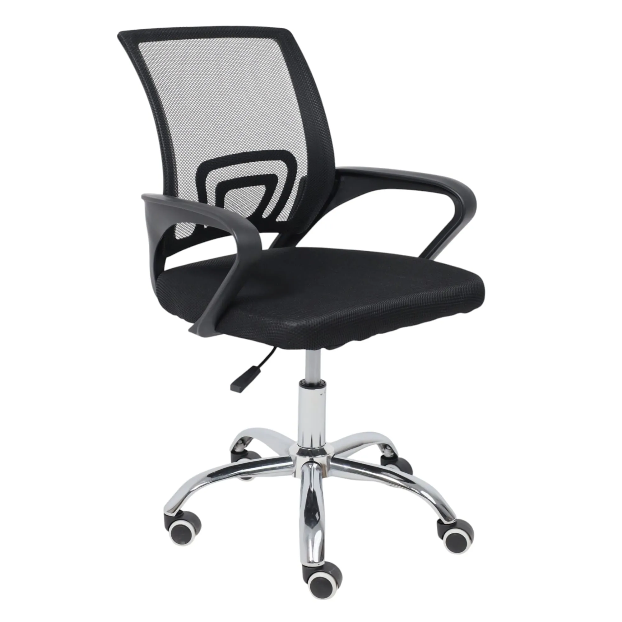 Кресло рабочее RICCI 696, (черный+черный)