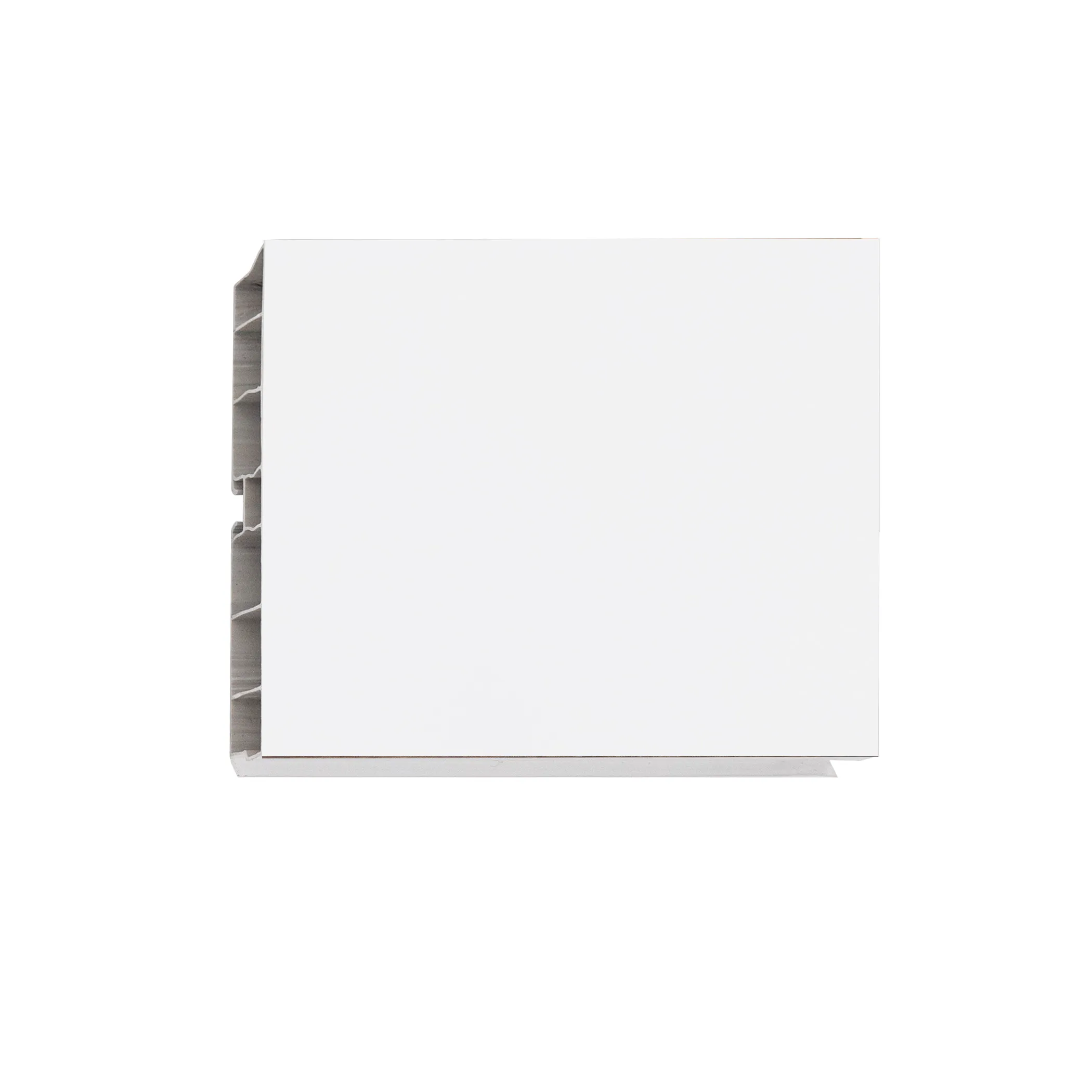 Цоколь мебельный ПВХ h=100 белый L=3200мм, РФ