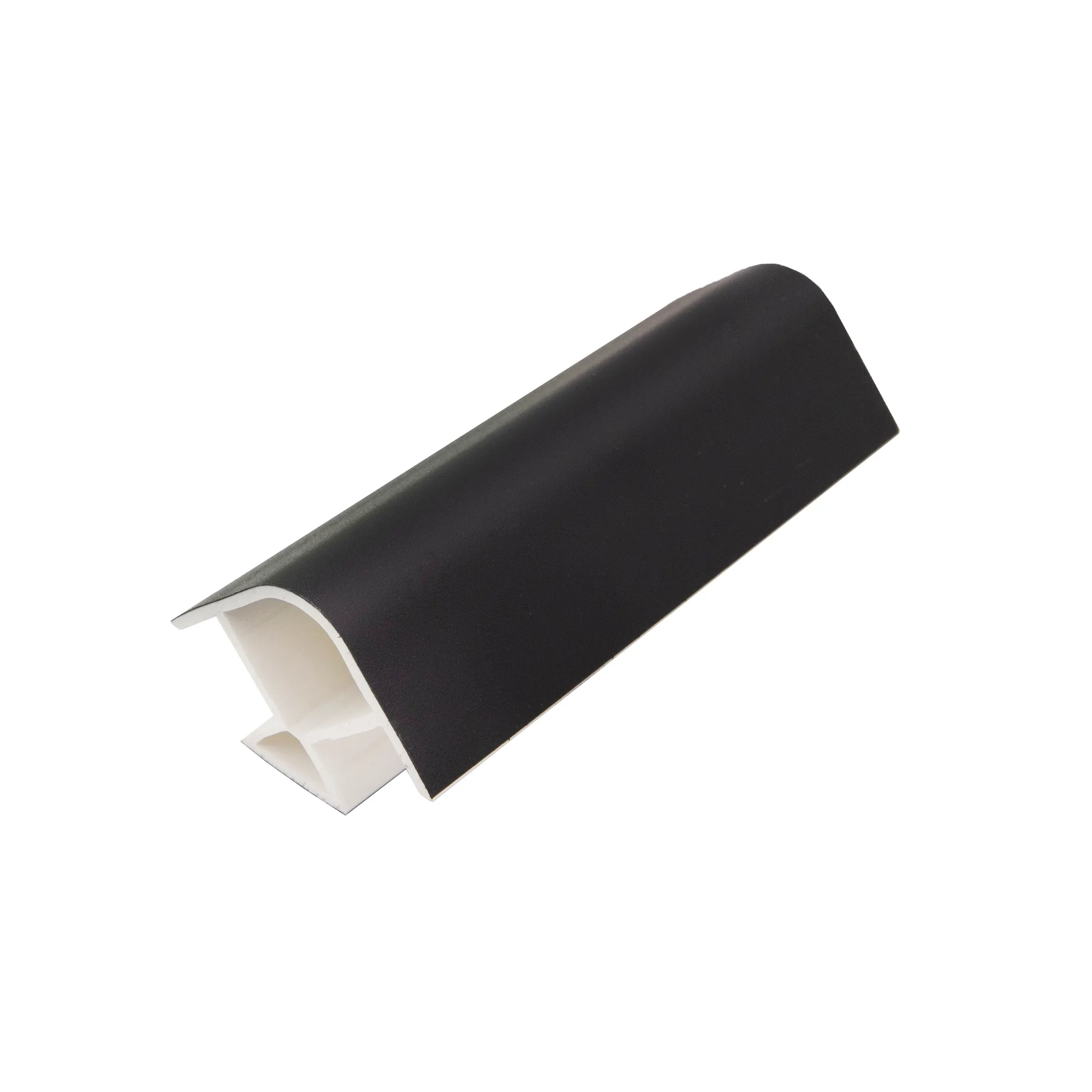 Угол универсальный 90 к цоколю мебельному ПВХ h=100 чёрный РФ