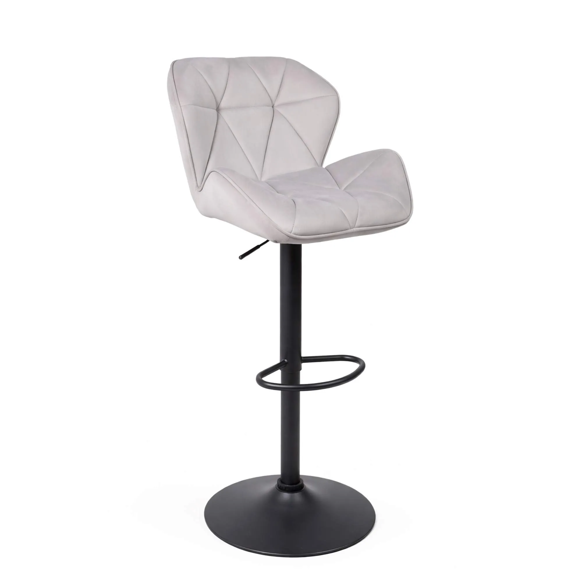 Кресло BERLIN, серый велюр HCJ-37/черный