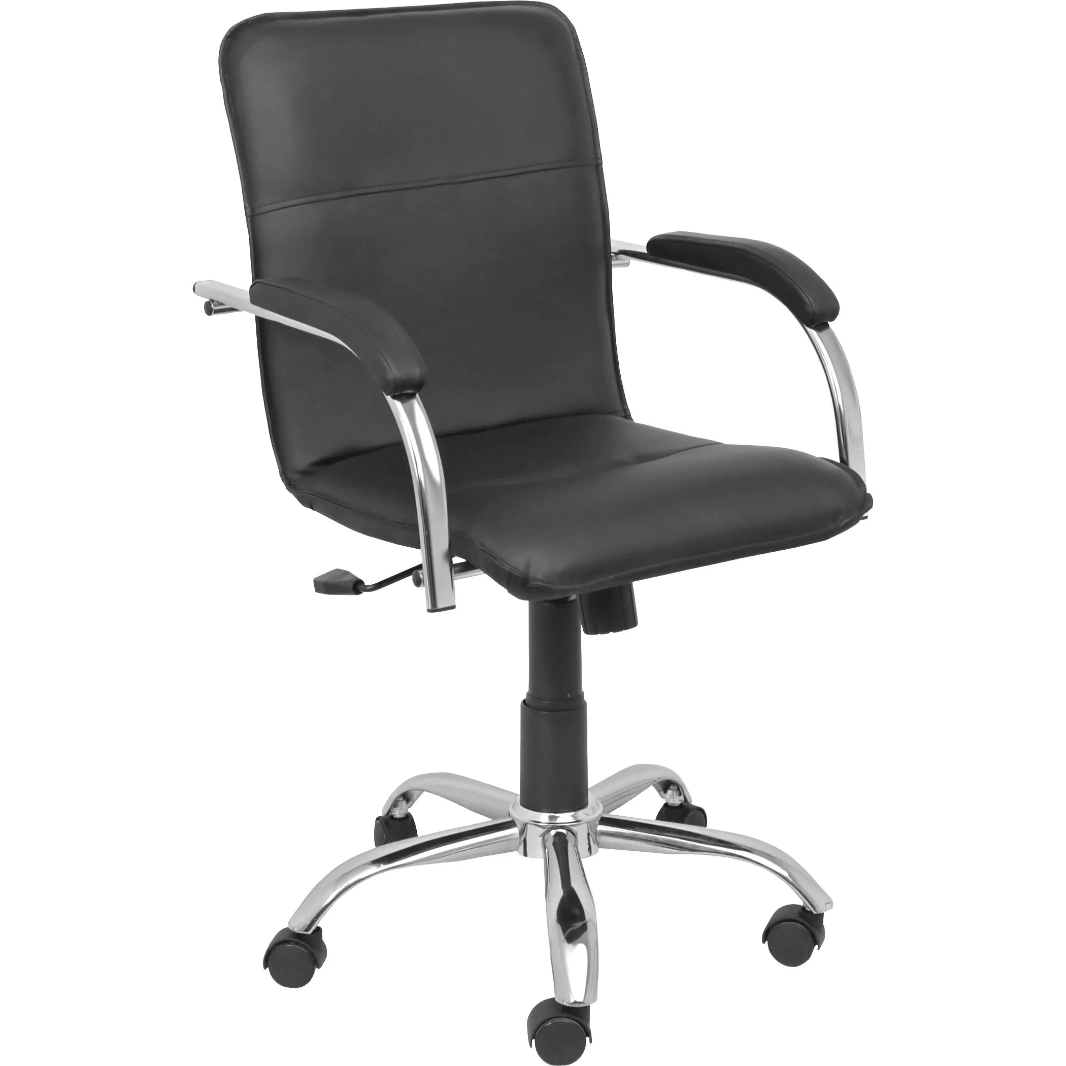 Кресло SAMBA AKS-2 Pegasso черный, мягкие подлокотники