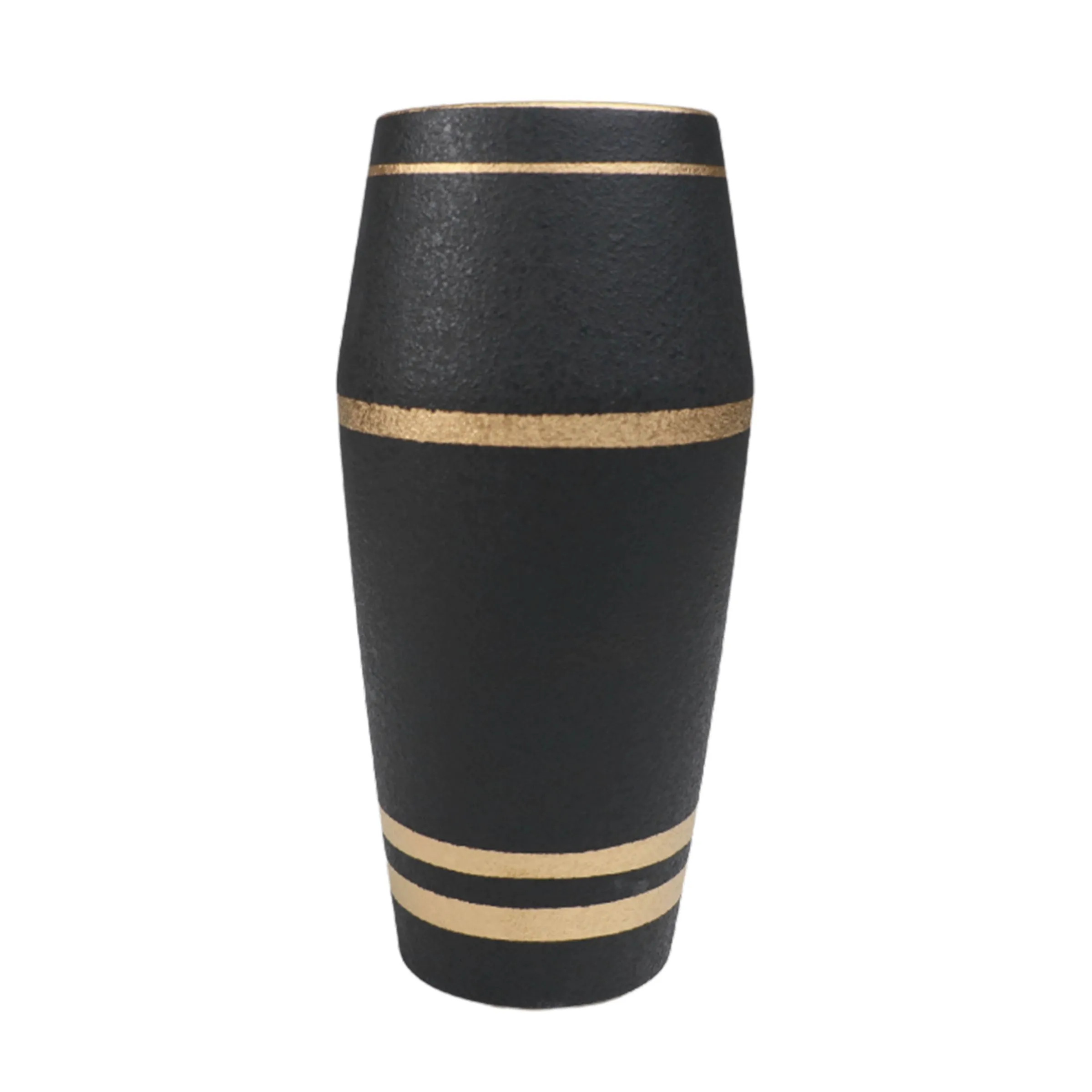 Ваза керамическая STORM, черный, 11*11*20см