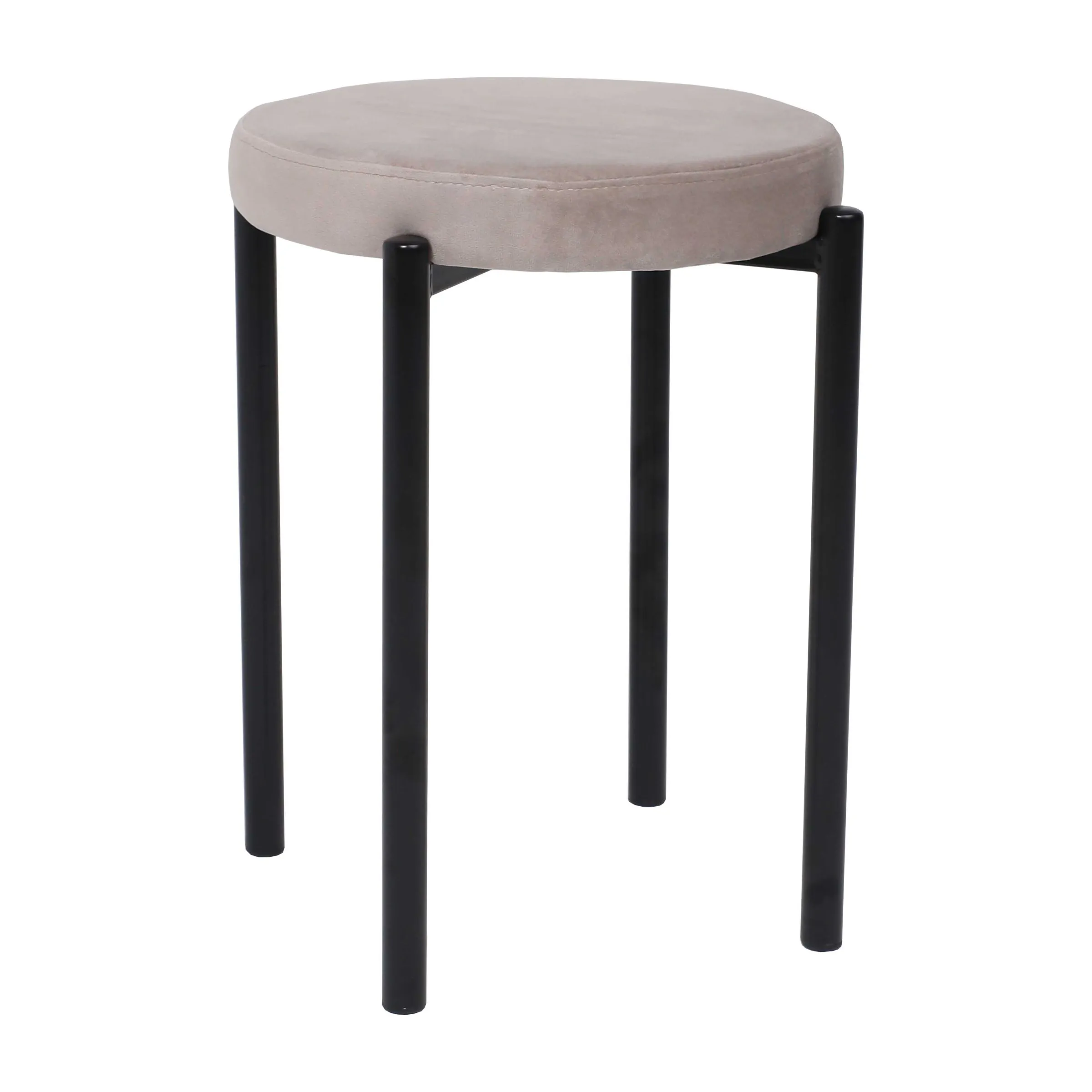 Стул PLUTO, темно-бежевый велюр HLR-09/черный